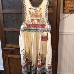 Homemade Noah’s Ark Jumper Dress L
